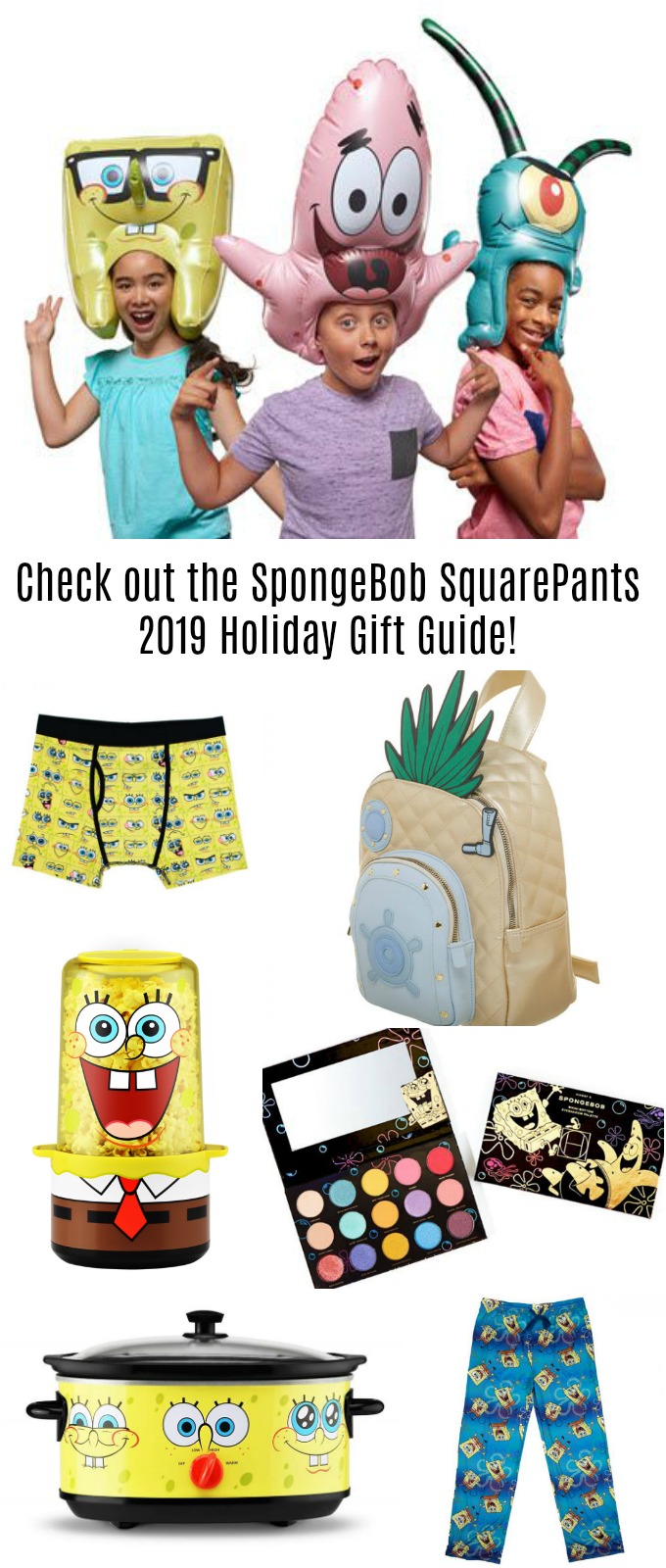 Check out the SpongeBob SquarePants 2019 Holiday Gift Guide!