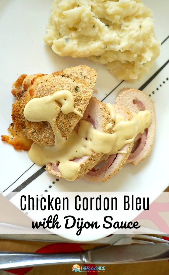 Chicken Cordon Bleu with Dijon Sauce Recipe