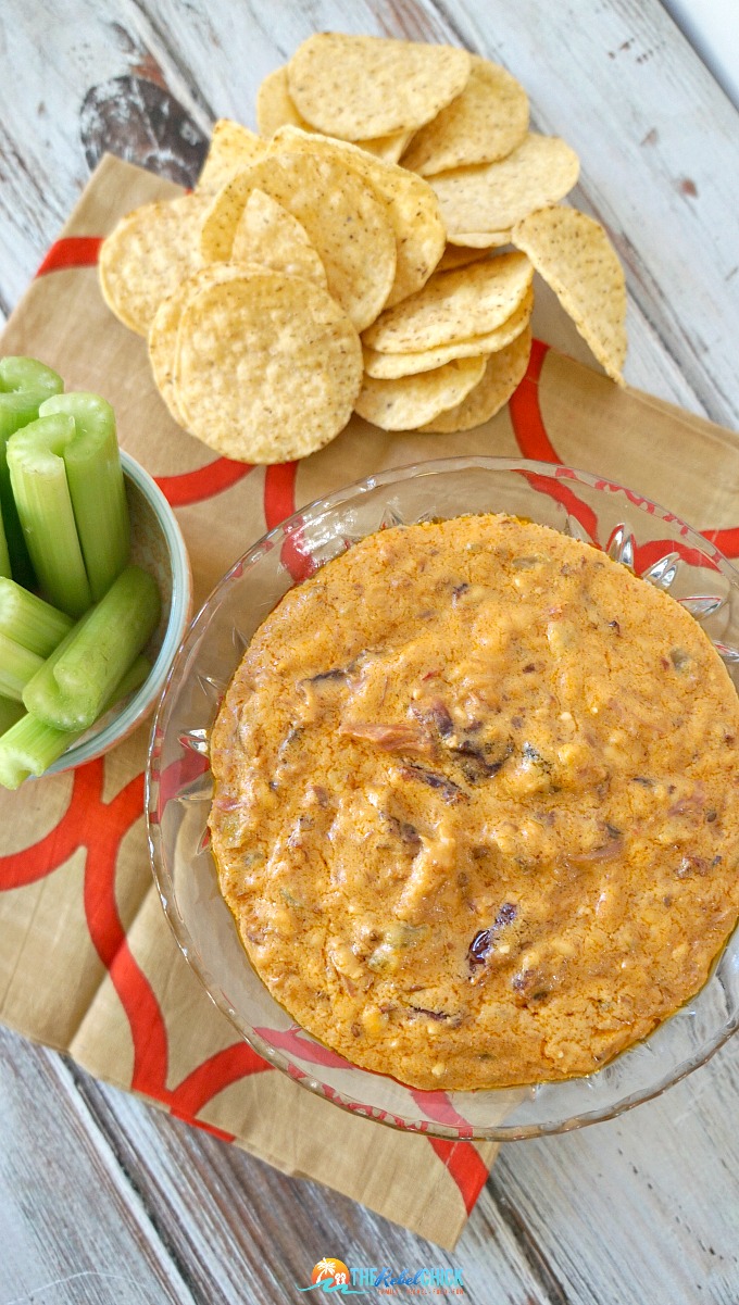 Game Day Appetizers - BBQ Ribs Queso Dip Recipe