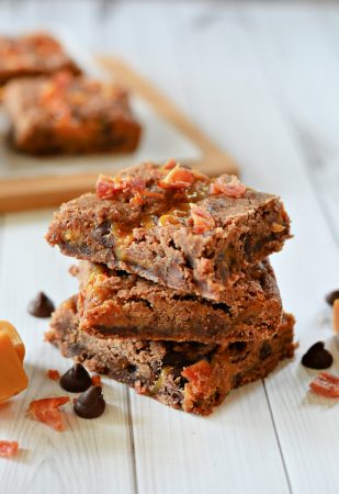 Bacon Caramel Brownies Recipe