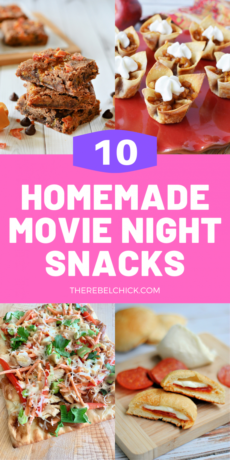 10 Homemade Snacks For Movie Night At Home - The Rebel Chick