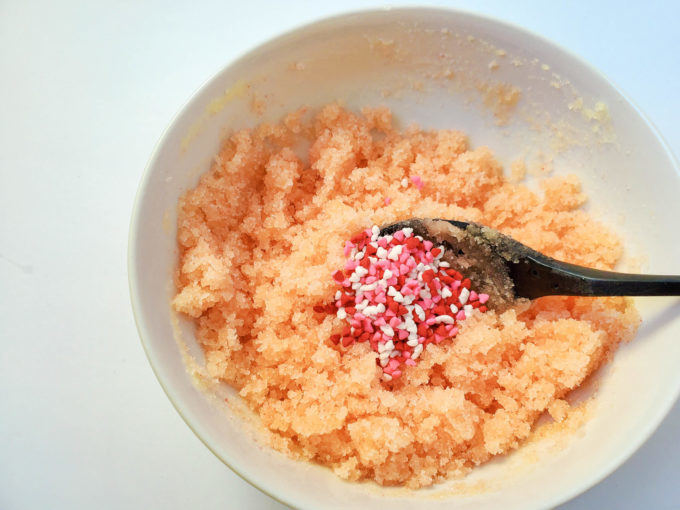 Homemade Valentine's Day Sugar Scrub Recipe