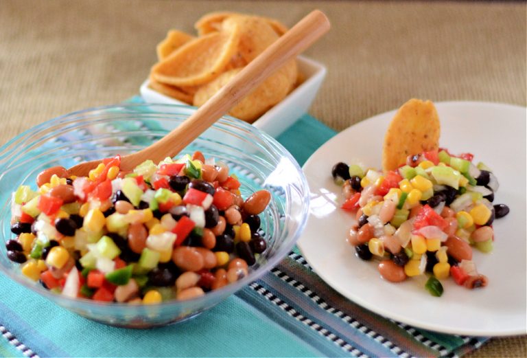 Veggie Bean Dip Recipe The Rebel Chick