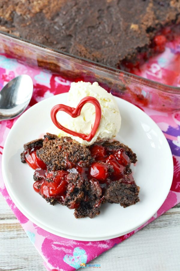 Chocolate Cherry Dump Cake Recipe The Rebel Chick 