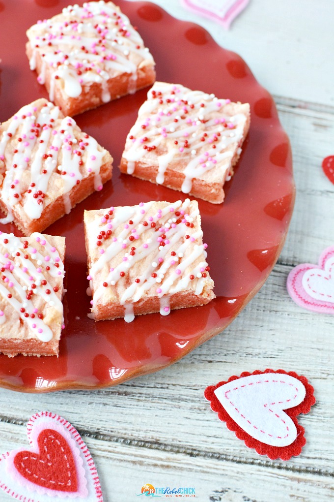 Valentine's Day Strawberry Brownies Recipe