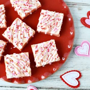 Valentine's Day Strawberry Brownies Recipe