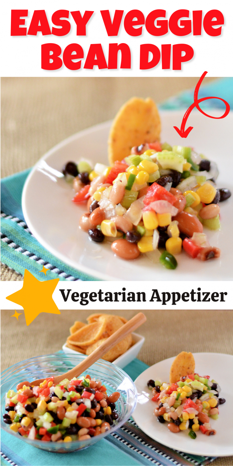 Veggie Bean Dip Recipe The Rebel Chick