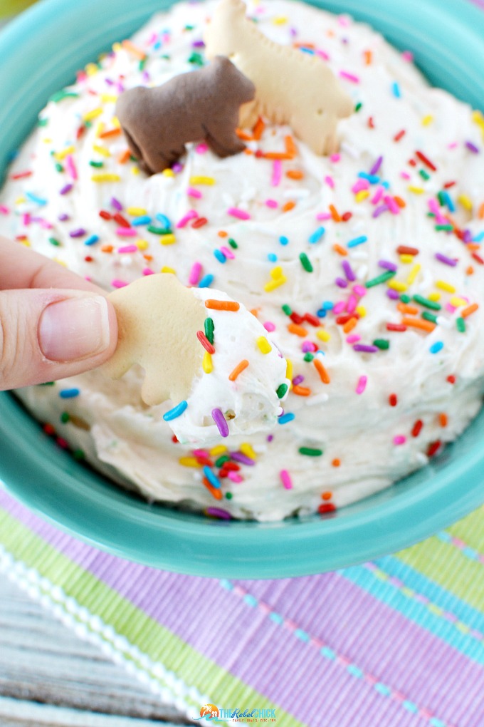 Easter Funfetti Dip Recipe 1 The Rebel Chick