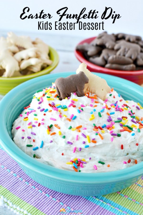 Easter Funfetti Dip Recipe A Dessert Dip for Easter The Rebel Chick