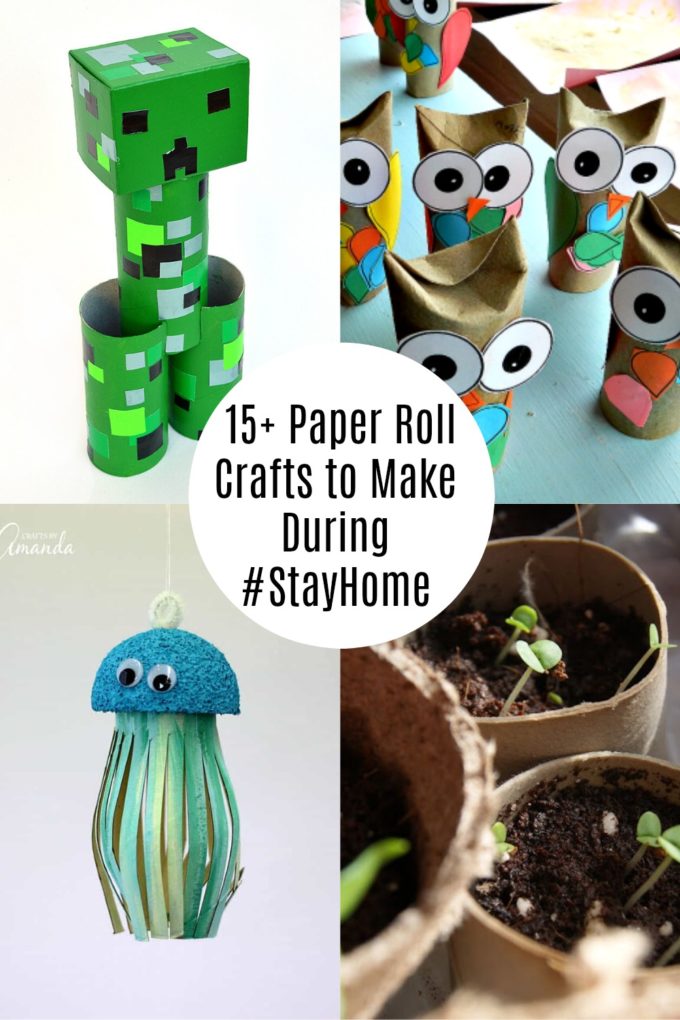 15+ Paper Roll Crafts to make during #StayHome