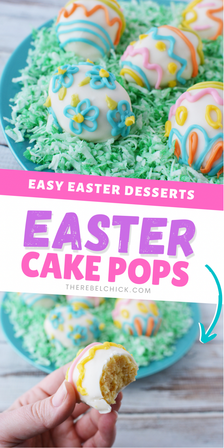 Easter Cake Pops - The Rebel Chick