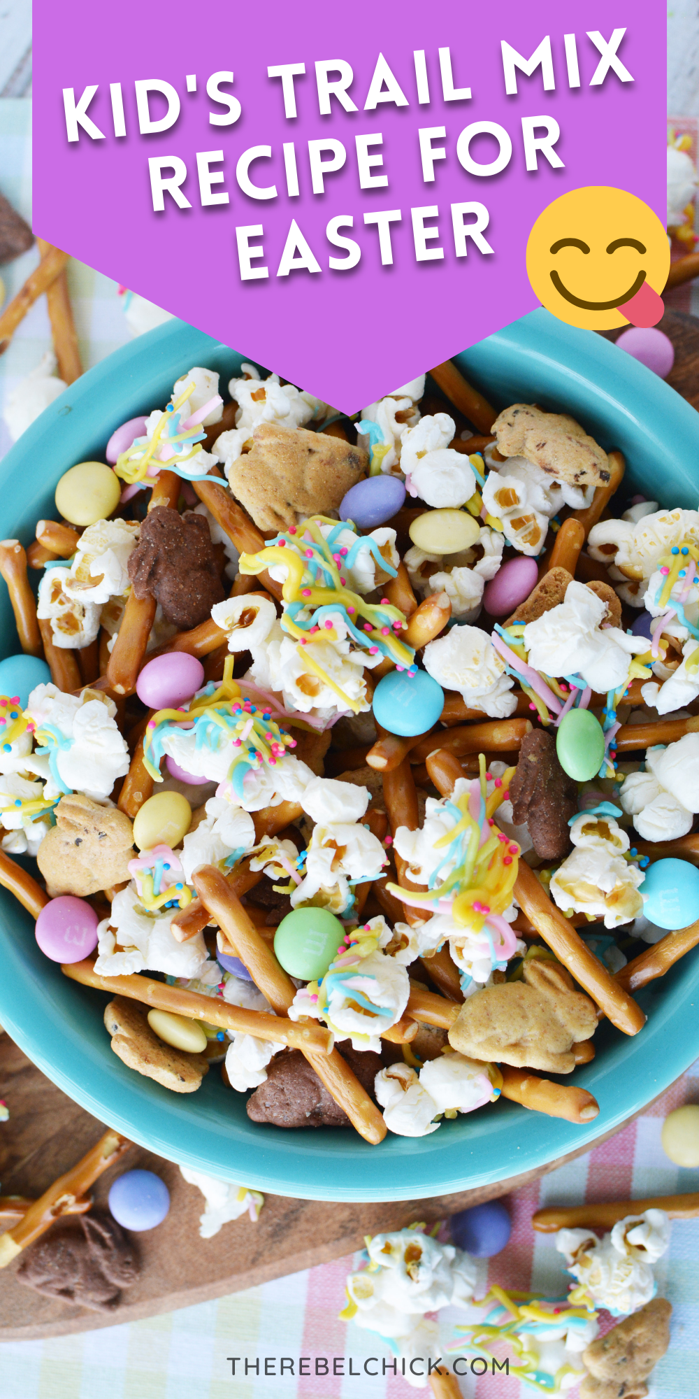 This Easter Trail Mix is a fun and easy to make snack for the kids!