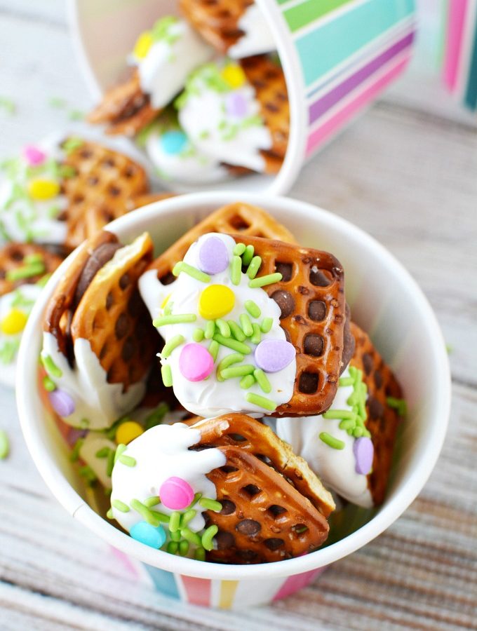 Springtime Easter Rolo Pretzels Dessert Recipe