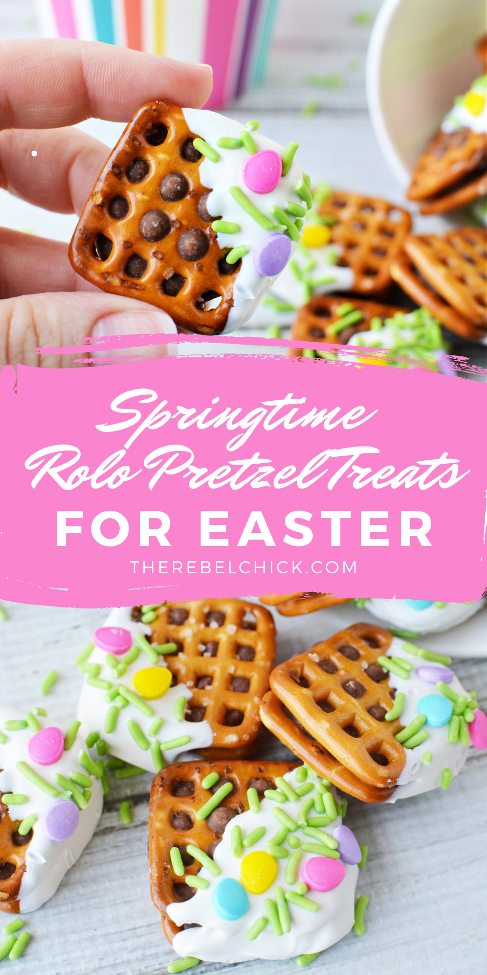 Springtime Easter Rolo Pretzels Dessert Recipe