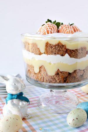 Carrot Cake Trifle Recipe for Easter Dessert during Quarantine