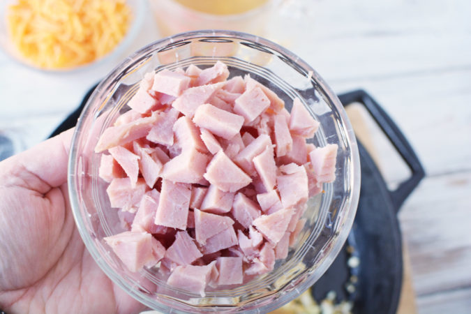 Quarantine Casseroles - Ham Cheese and Rice Skillet Recipe
