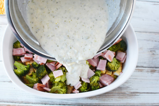 Quarantine Meals Broccoli Ham Casserole Recipe #StayHome