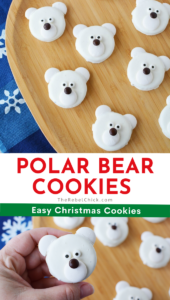 Easy to Make Polar Bear Cookies for Christmas