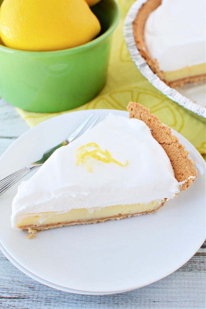 Homemade Lemon Pie - The Rebel Chick