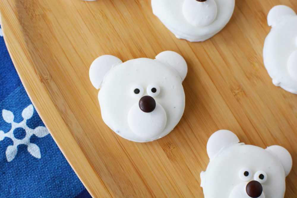 Easy to Make Polar Bear Cookies for Christmas