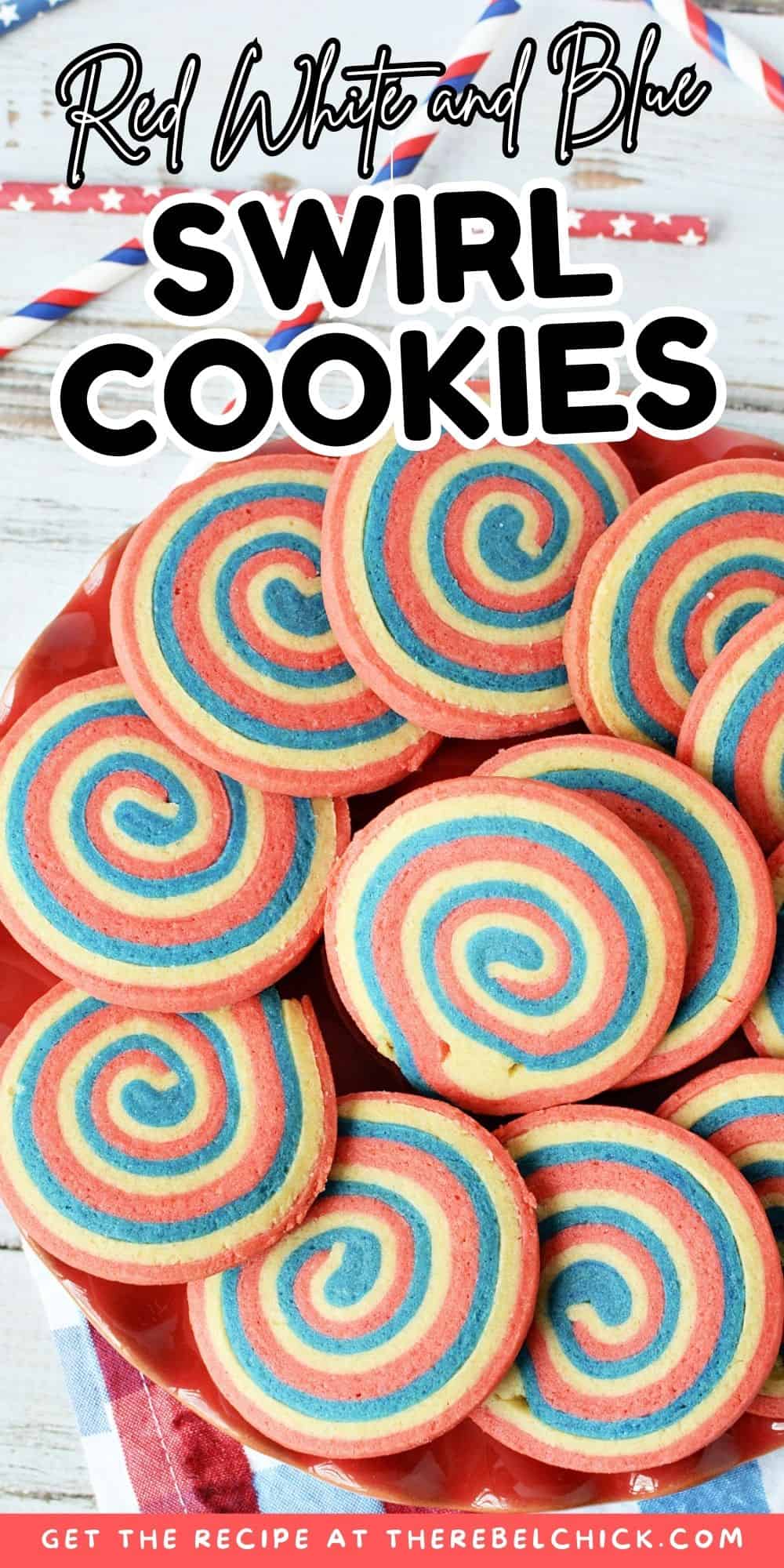 Red White and Blue Cookies