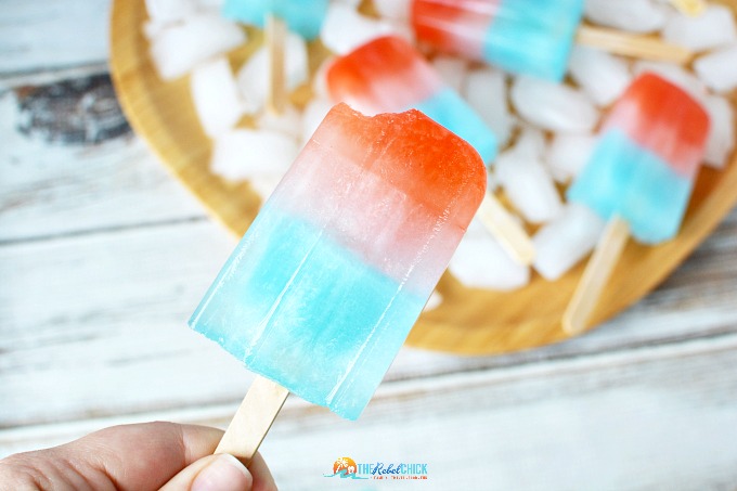 Red White and Blue Popsicles Recipe for 4th of July