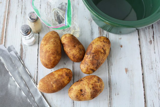 Crockpot Baked Potatoes Recipe