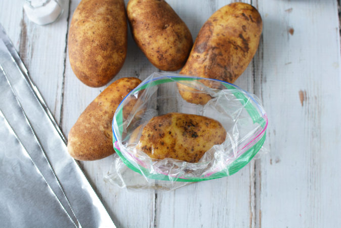Crockpot Baked Potatoes Recipe