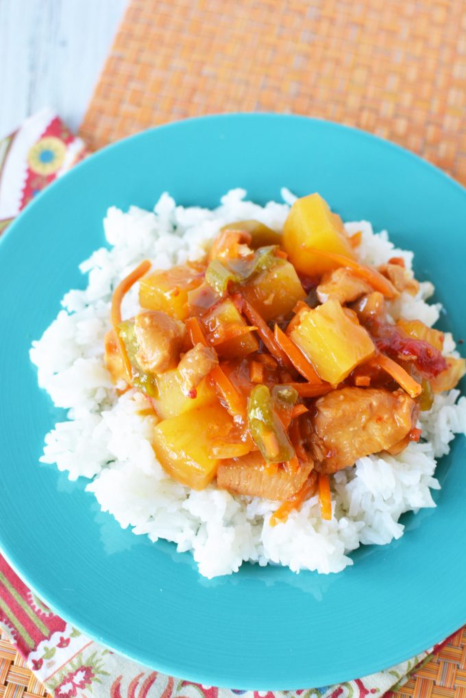 Slow Cooker Sweet Sour Chicken The Rebel Chick   SweetSour6 680x1019 