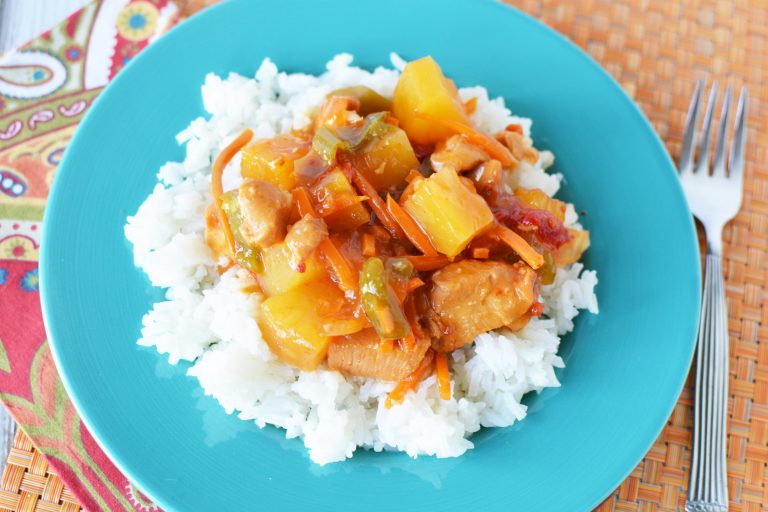 Slow Cooker Sweet & Sour Chicken - The Rebel Chick