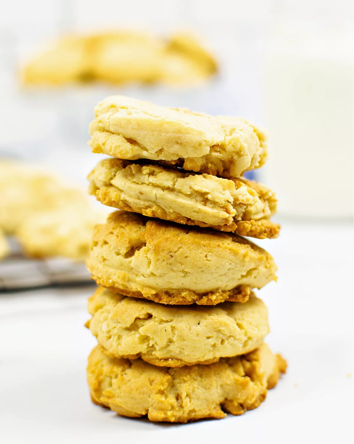 a stack of Banana Pudding Cookies