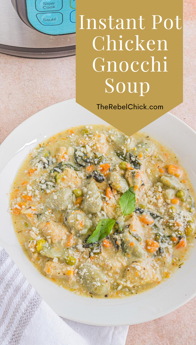 Instant Pot Chicken Gnocchi Soup Recipe 