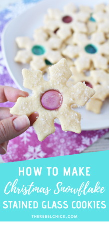 How to make Christmas Snowflake Stained Glass Cookies Recipe