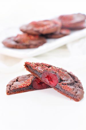 Cherry Stuffed Cake Mix Cookies Recipe