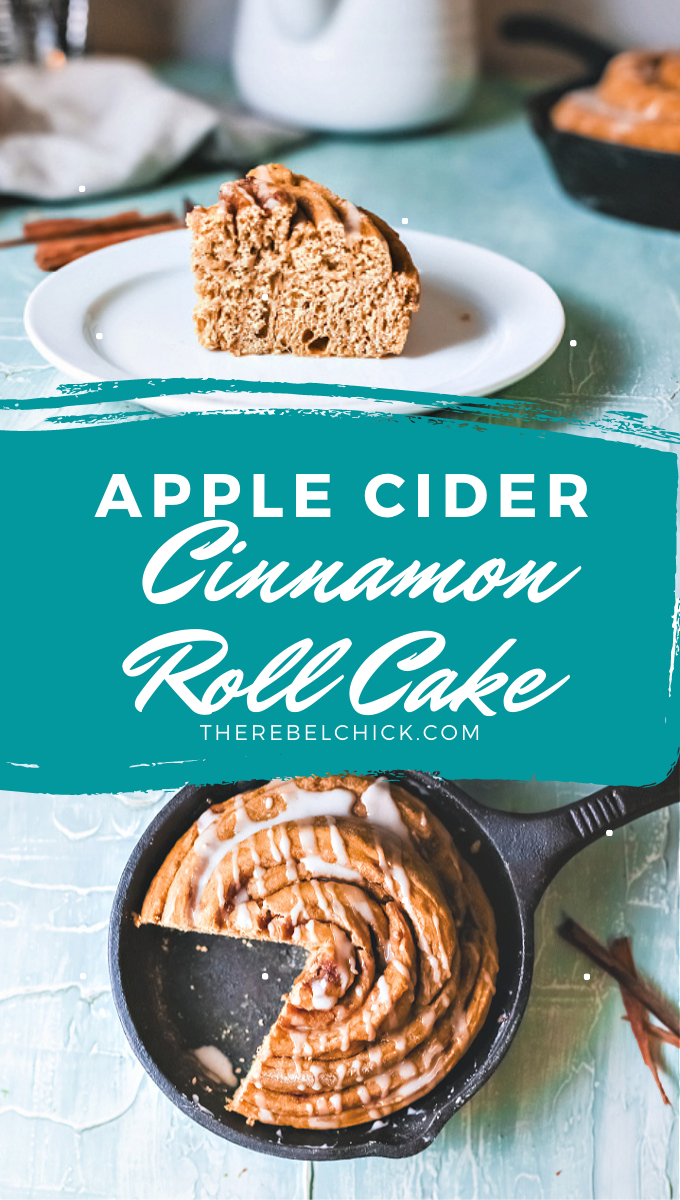 Apple Cider Cinnamon Roll Cake Recipe