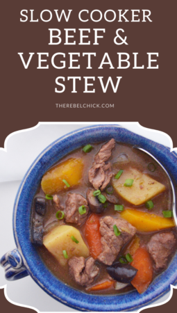 Slow Cooker Beef Vegetable Stew