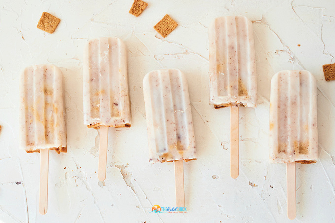 ice cream bars made with Cinnamon Toast Crunch Cereal 