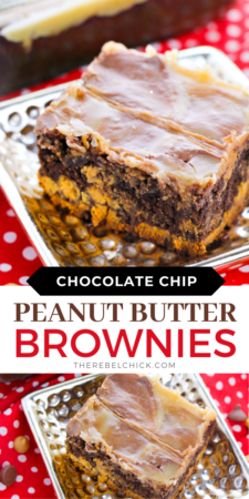 Homemade Peanut Butter Brownies Recipe