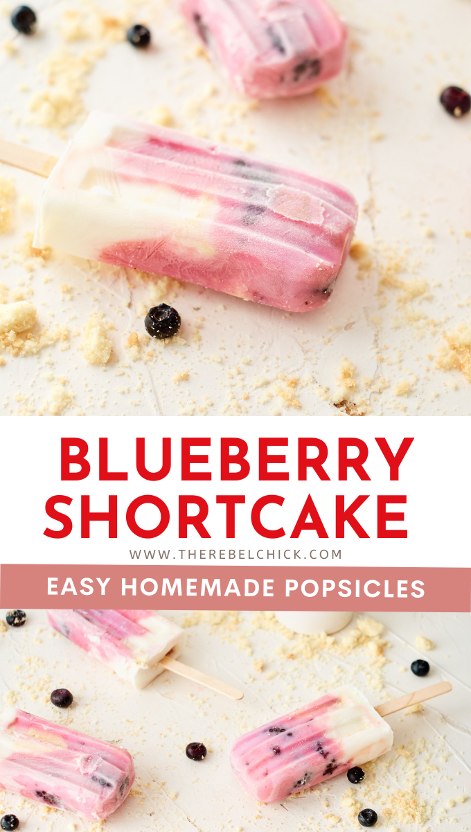 Blueberry Shortcake Popsicle