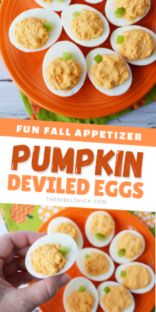 Pumpkin Deviled Eggs Recipe for Halloween