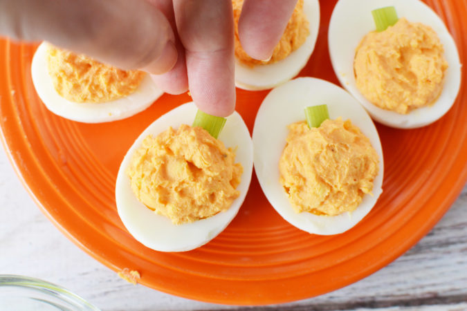 Pumpkin Deviled Eggs Recipe for Thanksgiving