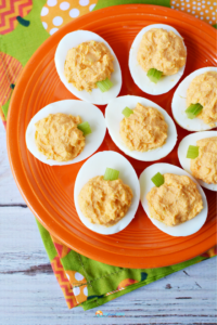 Pumpkin Deviled Eggs Recipe for Thanksgiving