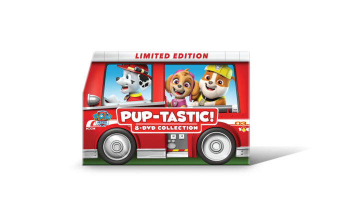 TAKE HOME THE BIGGEST PAW PATROL COLLECTION EVER, FEATURING OVER 12 HOURS OF RESCUES IN A LIMITED EDITION FIRE TRUCK GIFT SET
