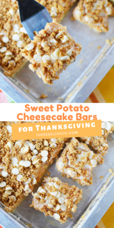 Sweet Potato Cheesecake Bars Recipe - The Rebel Chick