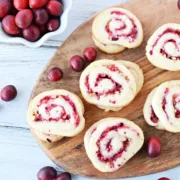 Christmas Cranberry Pinwheel Cookies