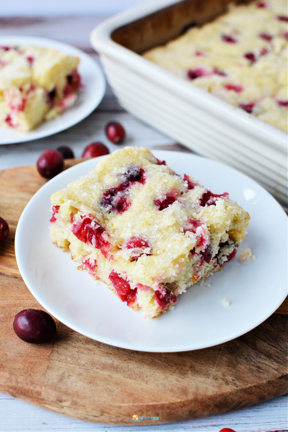 Cranberry Orange Coffee Cake Recipe for Christmas - The Rebel Chick
