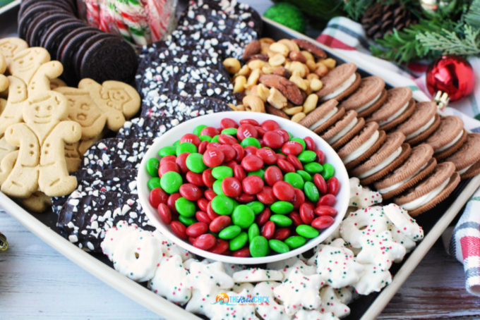 No Bake Christmas Cookie Board