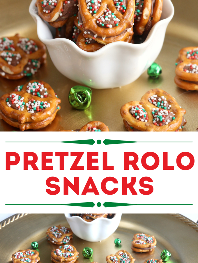 Christmas Pretzel Rolo Snacks Recipe