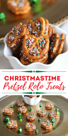 Christmas Pretzel Rolo Snacks Recipe