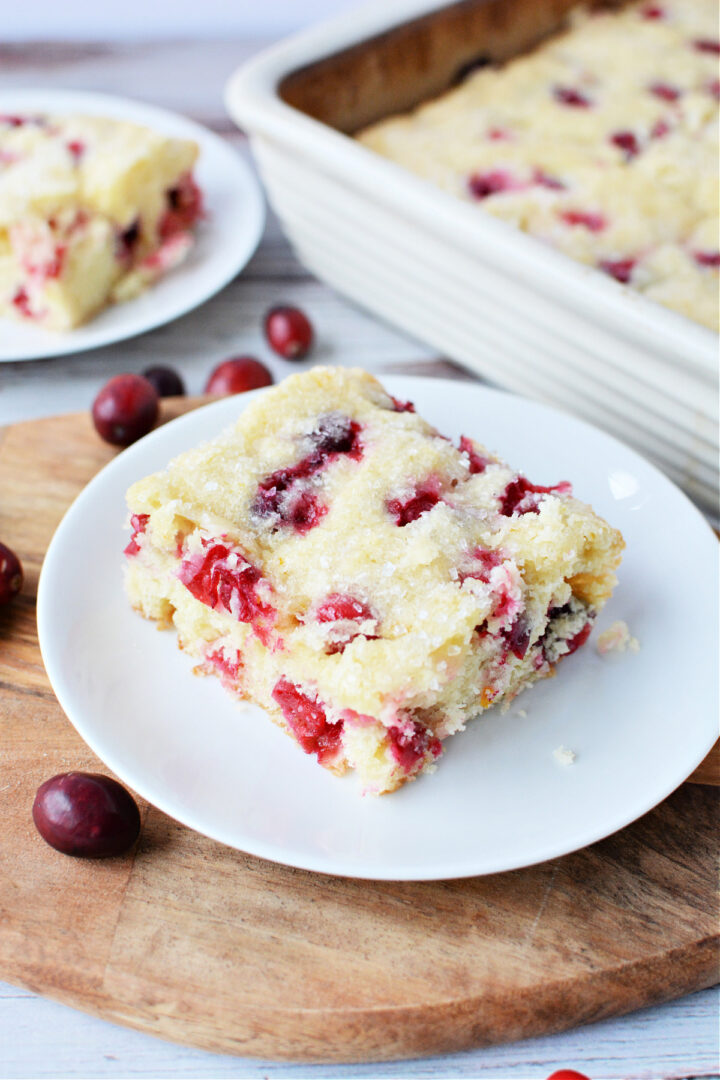 Cranberry Orange Coffee Cake Recipe for Christmas Dessert